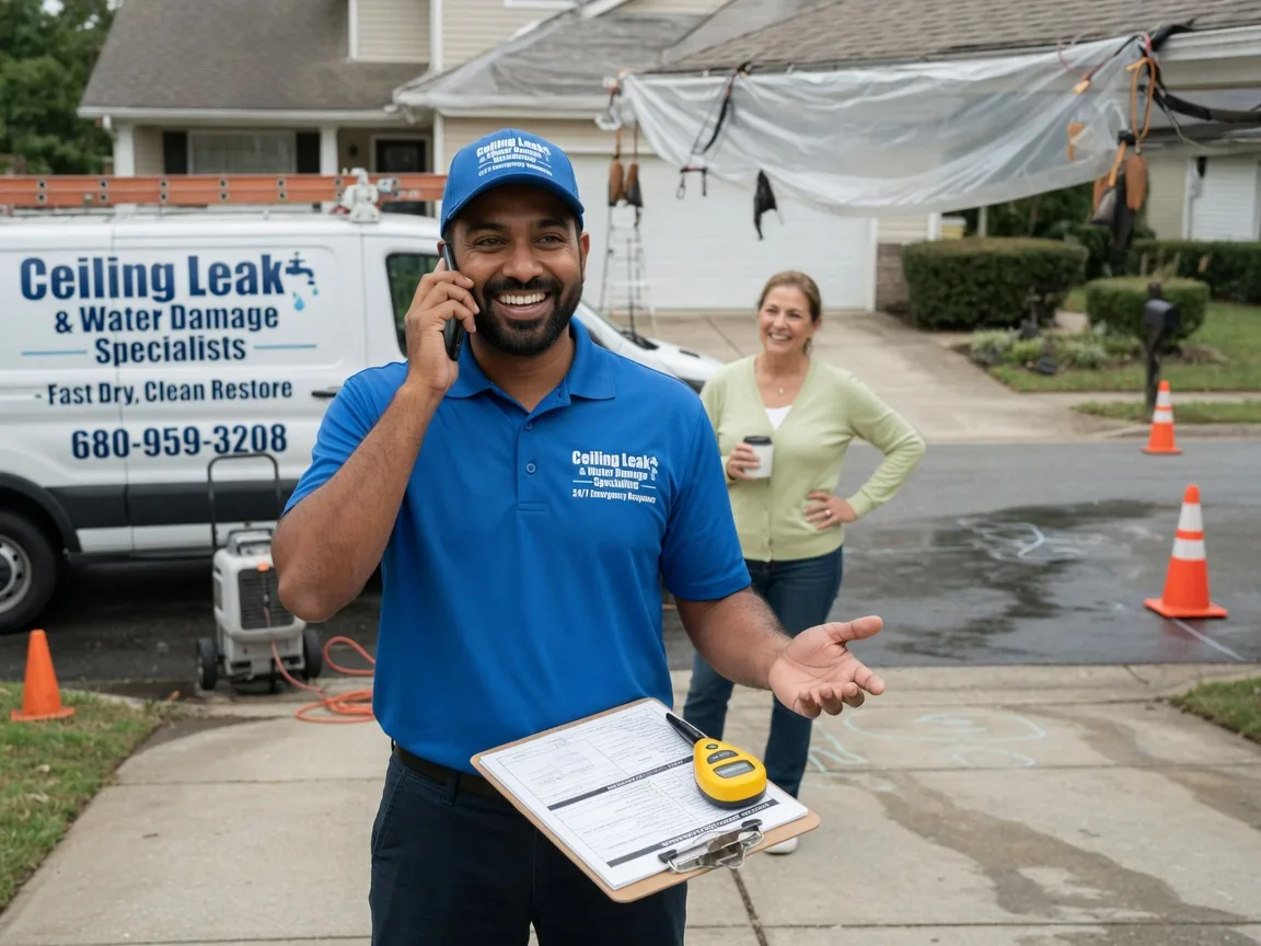 Ceiling Leak Cleanup Fairbury, NE FAQs